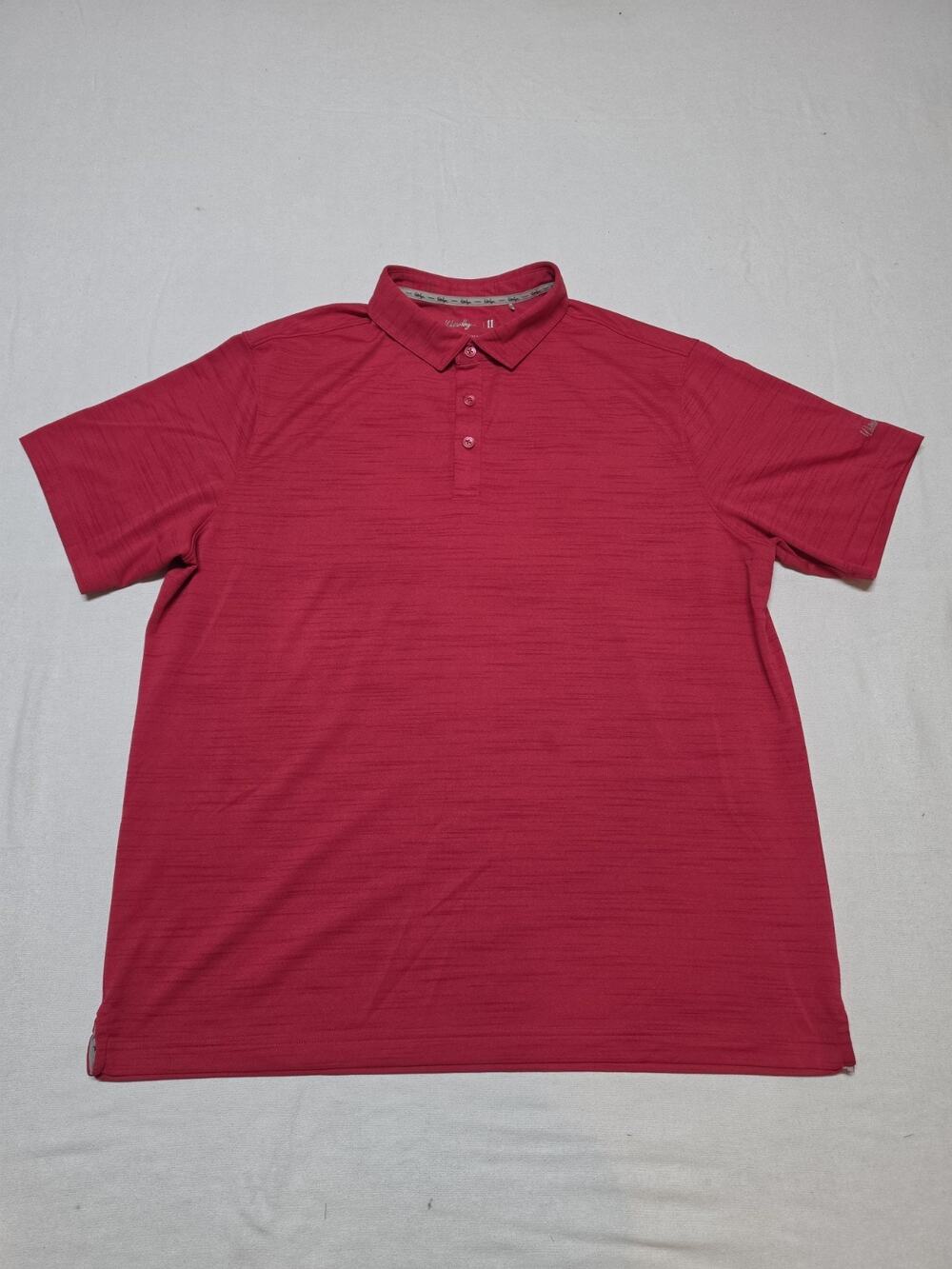 walter hagen golf shirt Performance Xxl Mens Short Sleeve Polo Red